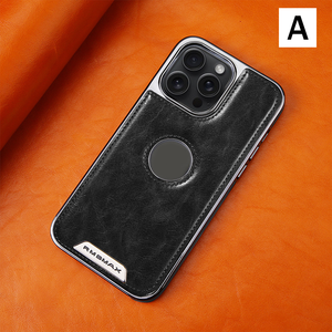 Funda de teléfono de cuero galvanizado de gama alta para iPhone 16/15/14/13/12 cubiertas de función de carga magnética y comercio electrónico - Product Image 3