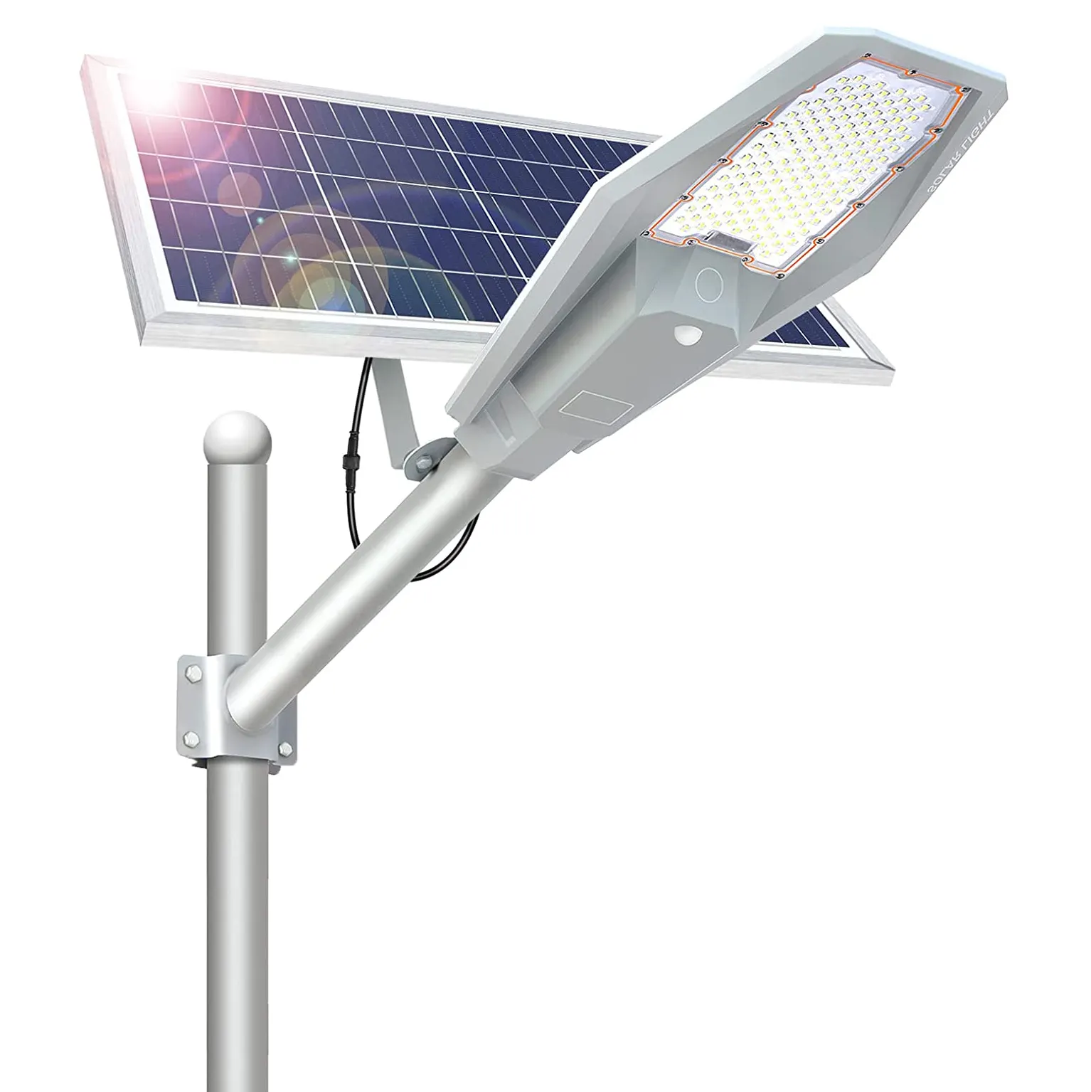 Уличный светодиодный фонарь на солнечной батарее, 100 Вт, 200 Вт, 300 Вт, 400 Вт