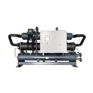 Double Circuit Screw Compressor Water cooling machine 252-620KW Industrial Water Chiller