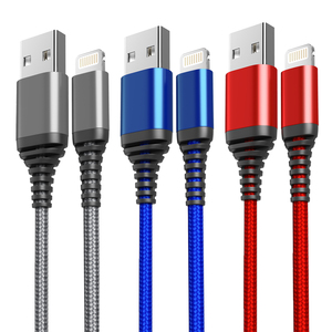Fabricante al por mayor <span class=keywords><strong>Cable</strong></span> de carga USB Trenzado de nailon USB <span class=keywords><strong>Tipo</strong></span> <span class=keywords><strong>C</strong></span> V8 Micro 8Pin <span class=keywords><strong>Cable</strong></span> Teléfono móvil <span class=keywords><strong>Cable</strong></span> de datos de carga rápida <span class=keywords><strong>Tipo</strong></span> <span class=keywords><strong>C</strong></span> - Product Image 3