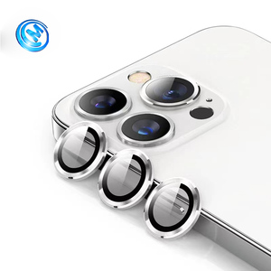 Lente protectora de lente de cámara para iPhone 13 14 15 Pro Max Anillo de metal Protector de lente de cámara de vidrio templado - Product Image 3