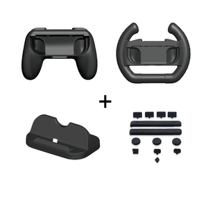SYYTECH Kit <span class=keywords><strong>de</strong></span> Volante <span class=keywords><strong>para</strong></span> Juegos, Base <span class=keywords><strong>de</strong></span> Carga, Soporte, Cubierta Antipolvo <span class=keywords><strong>para</strong></span> <span class=keywords><strong>Nintendo</strong></span> <span class=keywords><strong>Switch</strong></span> NS, Accesorios <span class=keywords><strong>para</strong></span> Juegos - Product Image 4