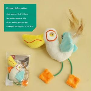 Интерактивная пищащая игрушка-грызунок для кошек с кошачьей мятой, забавная новинка из полиэстера для самостоятельных игр, оптовая продажа зоотоваров - Product Image 6