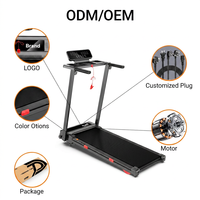 Caminadora Motorizada Plegable YUNPAO Directo de Fábrica, 2.0HP, Equipo de Gimnasio en Casa, Máquina Eléctrica para Correr, Pantalla LED, Capacidad de 120kg