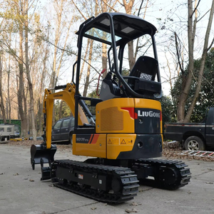 Mini-excavatrice sur chenilles Liugong 9017F d'origine, 1,7 tonne, à braquage zéro, pour travaux municipaux en espaces étroits - Product Image 1