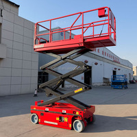 Plateforme élévatrice à ciseaux hydraulique électrique en acier avec une charge de 320 kg et une hauteur de plateforme maximale de 14 m pour usage commercial et industriel JOIN GTJZ