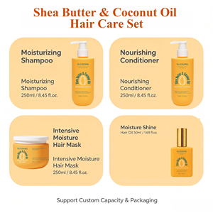 Ensemble Shampooing et Après-Shampooing au Beurre de Karité et Huile de Coco, Vente en Gros, Marque Privée, OEM, Nourrissant pour Cheveux Secs - Product Image 5