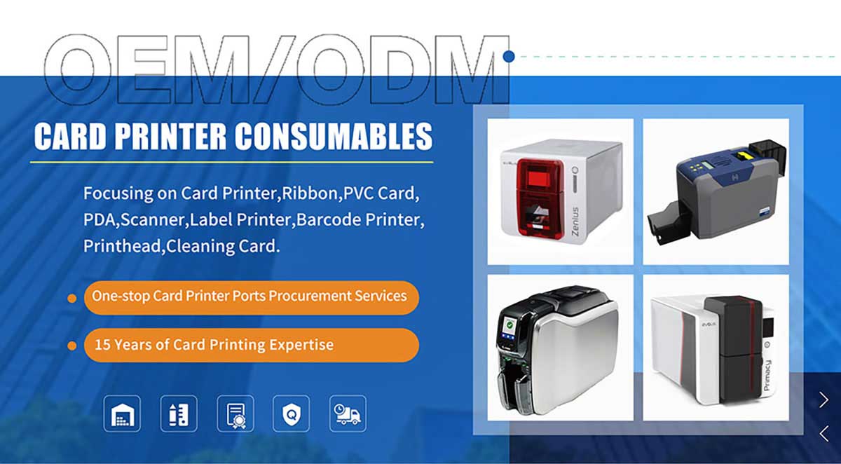 Dearcard D320E ID PVC Card Printer Machine Dual Sided Waterproof
