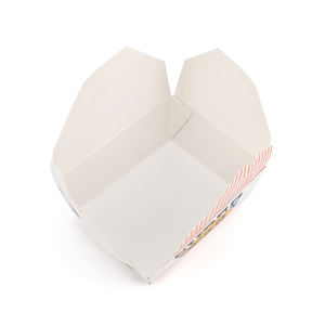 Boîtes d'emballage pour sushis, nouilles et pâtes en papier kraft pliables jetables écologiques, vente en gros, emballage alimentaire à emporter pas cher - Product Image 4