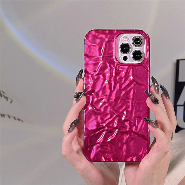 Designer Electroplated Tin Foil Phone Cases for Famous Brands Mobile Covers for iPhone 16 15 14 13 12 11 7 8 Plus XR XS Max