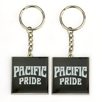 Porte-clés personnalisé à la mode avec Logo, nom, accessoires, numéro de téléphone, plaque d'immatriculation de voiture, porte-clés
