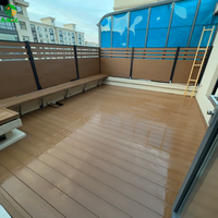 Fabricant de terrasses en composite solide à co-extrusion Écologique, Imperméable, Ignifuge, Antidérapant, Emboîtement WPC Extérieur de jardin