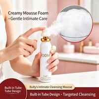 Mousse nettoyante intime antibactérienne Yoni sous marque privée, soin hygiène féminine hydratant 100% naturel avec élimination des odeurs