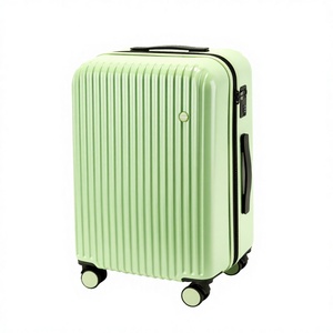 LightWeight ABS PC Zipper Spinner Suitcase <b>Set</b> Front Quick Access Lid Extra Expansion Three-piece Expandable Rolling Case TSA - Product Image 2