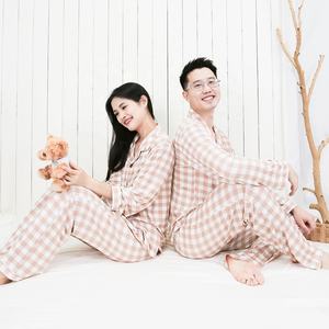 बांस के विकोज़ 95% लोकप्रिय शैली की रात के कपड़े पहनने के लिए बटन के साथ बांस की चिपचिपा पुरुषों के स्लीवियर सेट - Product Image 3