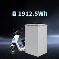 Tahan air 64V 30Ah 2 roda EV Limn2o4 paket baterai baterai skuter baterai dengan BMS