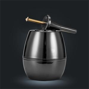 Accendino da Tavolo Personalizzato <span class=keywords><strong>di</strong></span> Lusso Leggero Ibrido Olio-Elettrico con Batteria Inclusa, Accendino Creativo in Metallo - Product Image 4