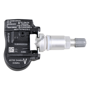 Capteur de pression des pneus pour voitures Nissan Murano 407003AN0A 407003AN0D 407001AA0B S180052033I capteurs TPMS OE, capteur de pression des pneus - Product Image 1