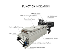 Stampante DTF Professionale Fuliyin I3200 60 CM a Doppia Testina A1 Stampante DTF 13mq/<span class=keywords><strong>h</strong></span> - Product Image 2