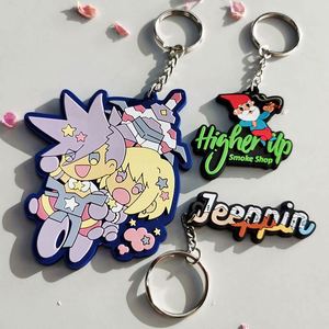 Design Wholesale Personalized <b>Custom</b> Logo 2D 3D Soft Pvc <b>Keychain</b> - Product Image 2