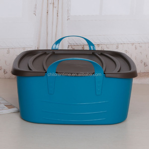 Multi-function Plastic Flexible Storage Bucket With Handles