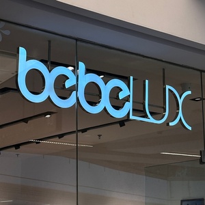 Company Logo Outside Business Exterior Front Lit Custom Hanging Shop 3d <b>Illuminated</b> logo Signage Building Sign Led Letter - Product Image 1