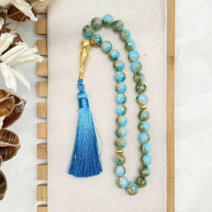 뜨거운 판매 하이 퀄리티 종교 보석 선물 절묘한 이슬람 묵주 목걸이 패션 33Pcs 10mm 비즈 아랍어 술 팔찌 - Product Image 3