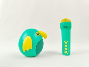 Loa Karaoke Bluetooth Mini Di Động Mới Về Màu Xanh Lá Cây với Một Micro Không Dây Thiết Bị Âm Thanh Dễ Thương Làm Quà Tặng - Product Image 3