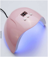 Lampe à ongles UV LED professionnelle SUN X3 haute puissance 54W avec USB 5V, trois minuteurs, portable pour gels d'ongles des mains et des pieds