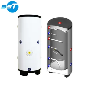 SST 100l stainless steel buffer tank for hot water+rohs 100l buffer tank