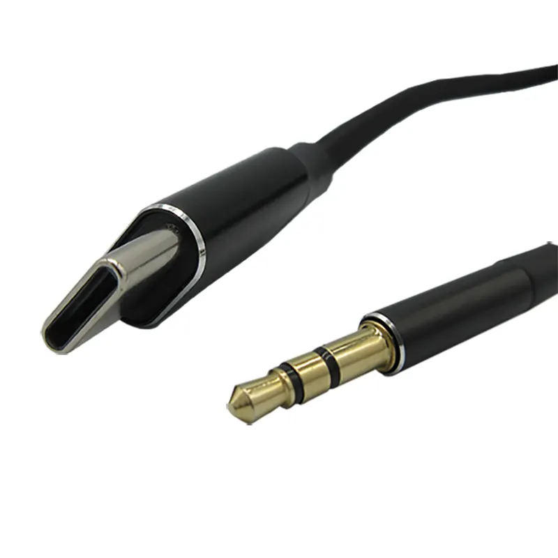 מפעל ישיר אספקת USB סוג C תקע עם IC כדי 3.5MM אוזניות Aux אודיו מתאם Cab סוג C אודיו כבל