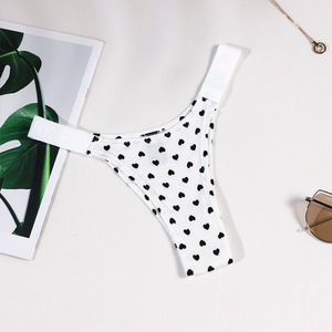 Braguitas Sexys para Mujer, Estilo Europeo y Americano, Elásticas, con Letras Inglesas y Estampado de Leopardo - Product Image 4