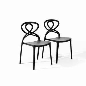 Комплект из итальянских дизайнерских современный для свадебной вечеринки пластиковый годный для использования вне помещения стулья для гостиной и столовой