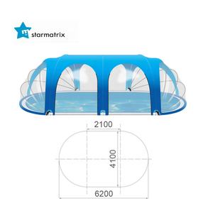 Dôme de <span class=keywords><strong>piscine</strong></span> Starmatrix I Couverture de <span class=keywords><strong>piscine</strong></span> <span class=keywords><strong>hors</strong></span> <span class=keywords><strong>sol</strong></span> Film transparent résistant aux UV Dôme de <span class=keywords><strong>piscine</strong></span> - Product Image 3