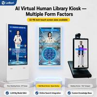 Terminal Interactif Numérique Tout-en-un AI pour Bibliothèque Virtuelle 24h/24, Créateur de Contenu
