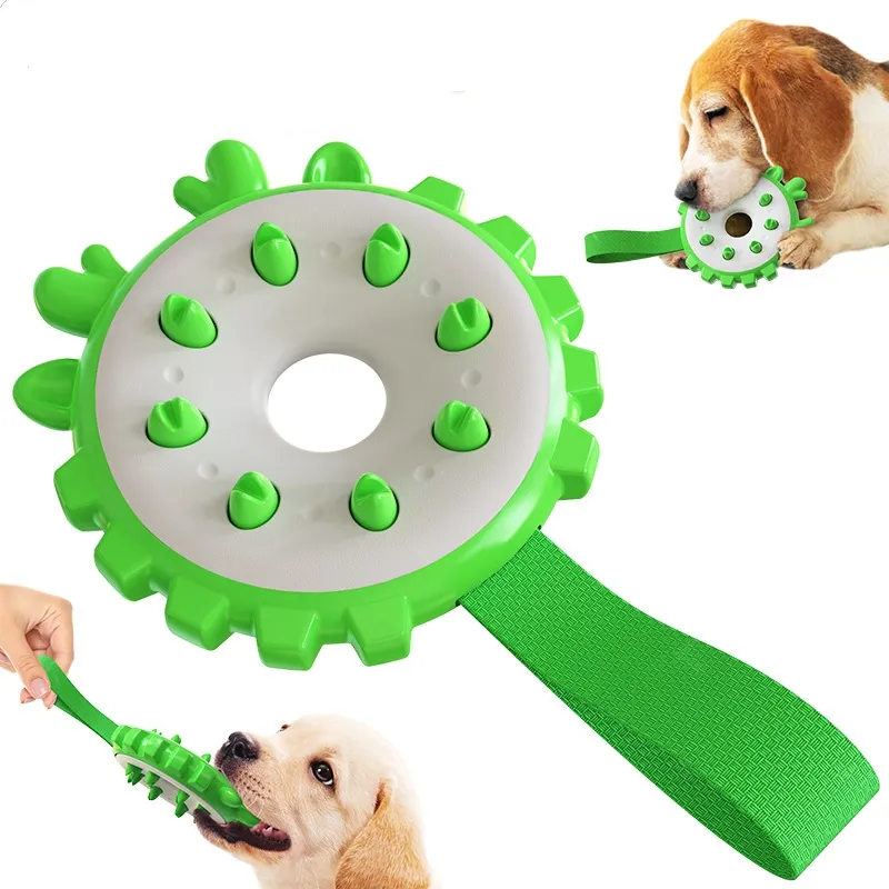 Produttore fornitore di animali domestici giocattoli da masticare Frisbeed per cani all'ingrosso e giocattoli interattivi per cani da compagnia resistenti ai morsi