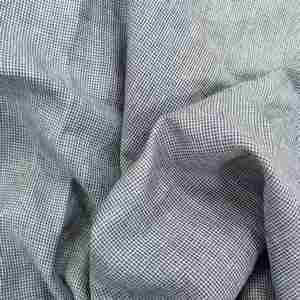 100 процентов льняной ткани в клетку - Product Image 5
