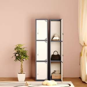 Một cửa thép <span class=keywords><strong>Locker</strong></span> kim loại quần áo lưu trữ với ngăn kéo nhỏ thép quần áo <span class=keywords><strong>Locker</strong></span> - Product Image 3