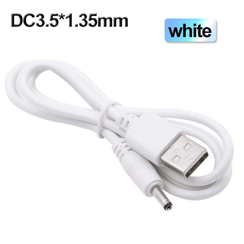YSJJZRL 1M DC 3.5x1.35mm tto Cavo di alimentazione USB Dritto/90 gradi da USB a DC Power Tip Jack Cord (3,5 * 1,35 mm 90 gradi-nero