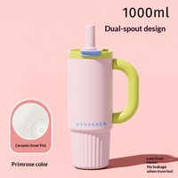 Tasse Thermique Isotherme 316 avec Revêtement Céramique Intérieur, Grande Capacité, Unisexe, Haut de Gamme, Portable pour Camping, Personnalisable, Cadeau Idéal