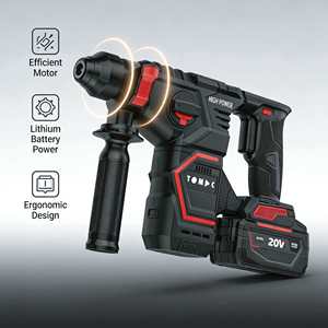 TOMAC 20V Borstelloze Rotatiehamerboormachine, 22mm Zware Betonboormachine, Accu-aangedreven, CE-gecertificeerd - Product Image 4