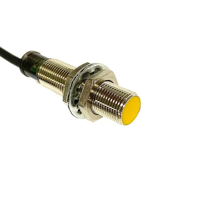 M12 Threads Laser Proximity Sensor 4mm Sense Distance Metal Inductive Sensors NC NO Type Inductive Proximity Sensors