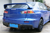 2008-2018 EX Upgrade X Style Body Kit Plastic Lancer Evo Parachoques trasero con artículos de nueva condición Clips incluidos