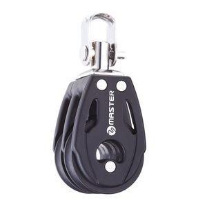 Émerillon double maître pour bateau, roue 29 mm, ligne 8 mm, équipement d'ancrage et d'amarrage - Product Image 1