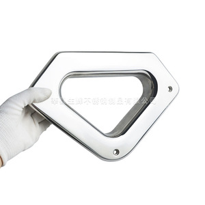 Triangular Cable Guide Hole 316 Stainless Steel Fairlead For <b>Yacht</b> Anchor Winch Retrofit Upgrade - Product Image 2