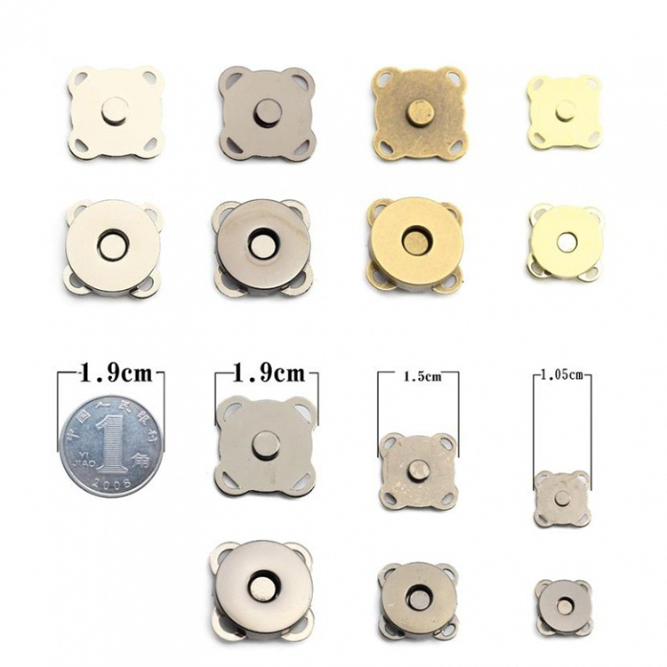 Custom Size Sewing Plum Magnet Button Strong Invisible Lock Buckle ...