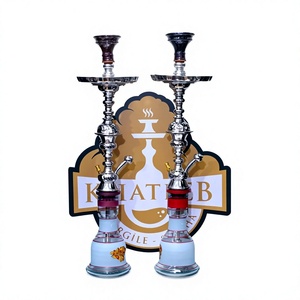 KHATEEB PREMIUM - Juego Completo de Cachimba Tradicional Jumbo (85 cm - Original Egipcio) - Product Image 2