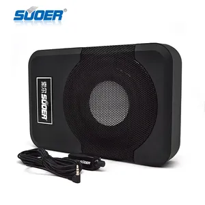 Suoer Hot Koop 8 Inch Flat Onder Zetel Auto Zadel Subwoofer Spl Rms 300W Sub Auto Subwoofer