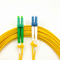 Cordon de brassage fibre optique UPC/APC Simplemode LC SC personnalisé de 1, 2, 3, 5, 10, 15, 20 mètres, garantie 5 ans, compatible marque OEM, Pigrail