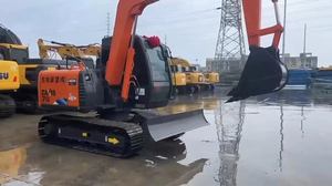 Máquina de Construcción de Alta Performance Hitachi ZX70 Mini Excavadora de Orugas de 7 Toneladas con Componentes de Bomba de Engranajes Isuzu - Unidad Usada - Product Image 4